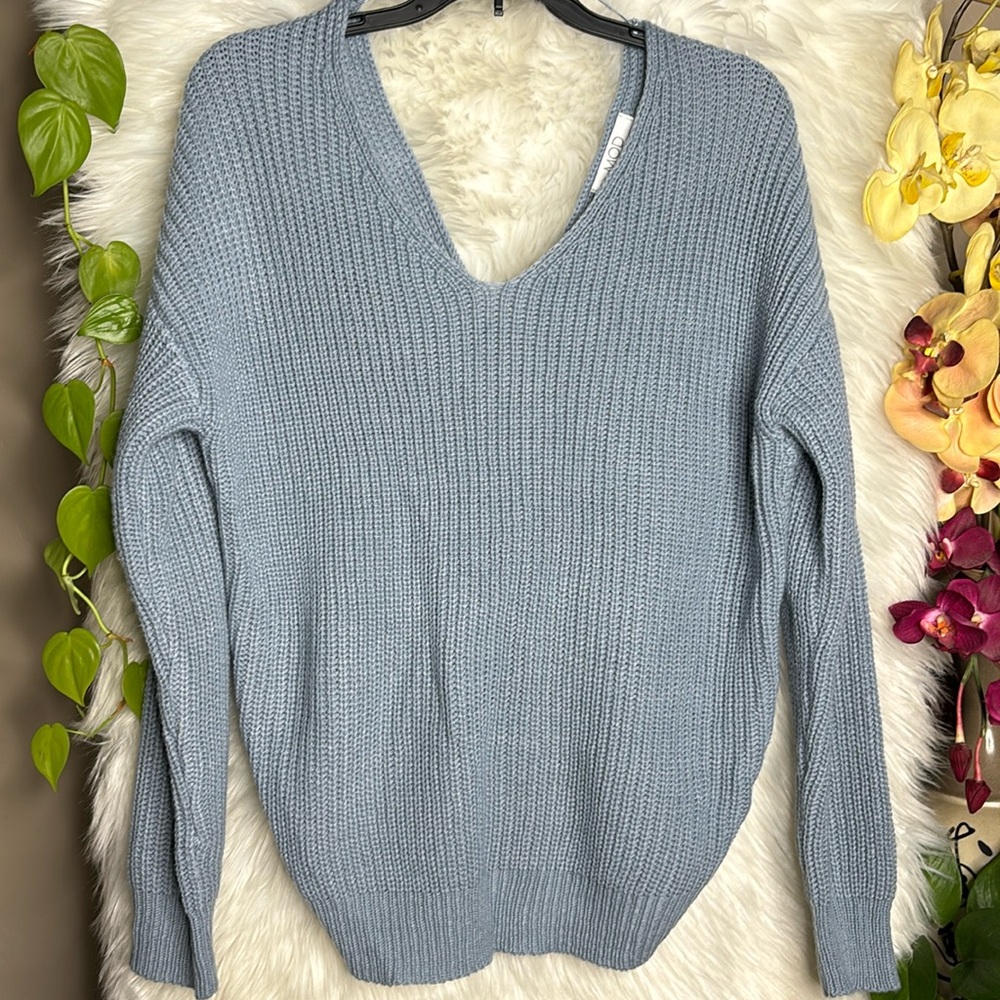 Mod on rend pullover sweater